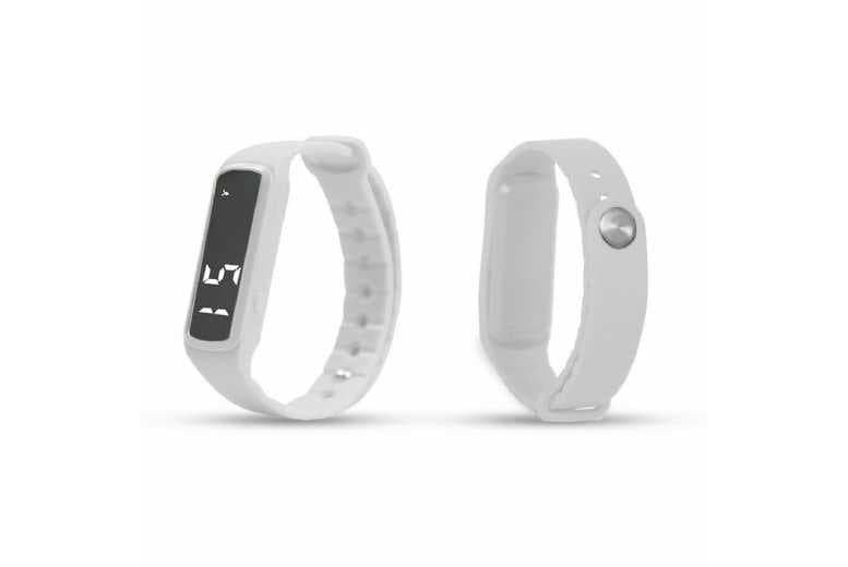 Aquarius AQ114 Fitness Tracker - Sleek White Smart Health Watch with Step Counter, Sleep & Temperature Tracking, Long Battery Life, Non-Bluetooth | Wo