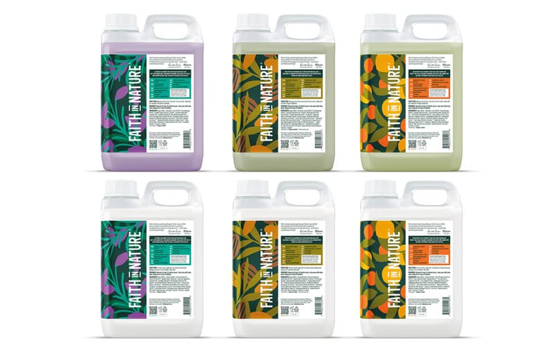 Faith In Nature 2.5L Haircare Shampoo & Conditioner Refill Bundle for All Hair Types | Wowcher