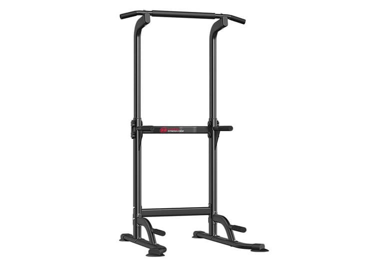 Rattix All-in-One Adjustable Power Tower with Pull-Ups & Dip Bar | Wowcher