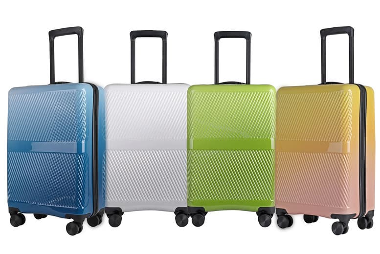 JLY Gradient Suitcases - 2 Sizes and 4 Colours | Wowcher