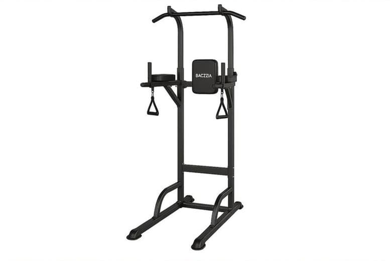 PRICE DROP! Multi-Function Pull Up Power Tower with 6 Height Levels | Wowcher
