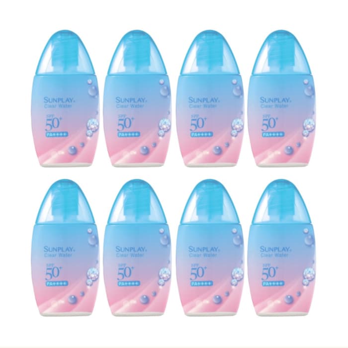 Rohto Mentholatum Sunplay Sunblock - Clear Water SPF 50+ PA++++ - 30g (8ea) Set