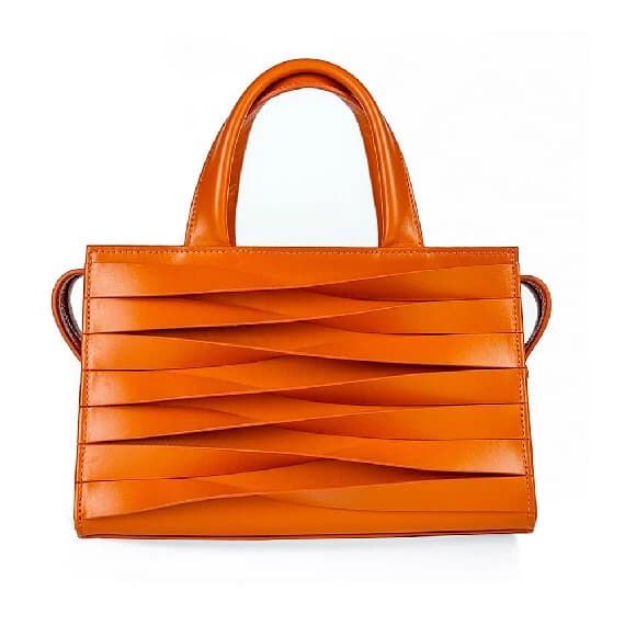 FEMEA MILANO - Floating collection city bag orange - Woman - Size UNI
