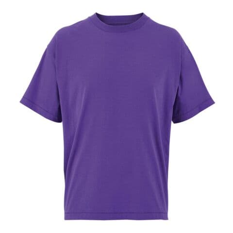 Promotional LEGACY OVERSIZED T-SHIRT – Dark Purple – M – custom branded merch with logo for bulk corporate gifts