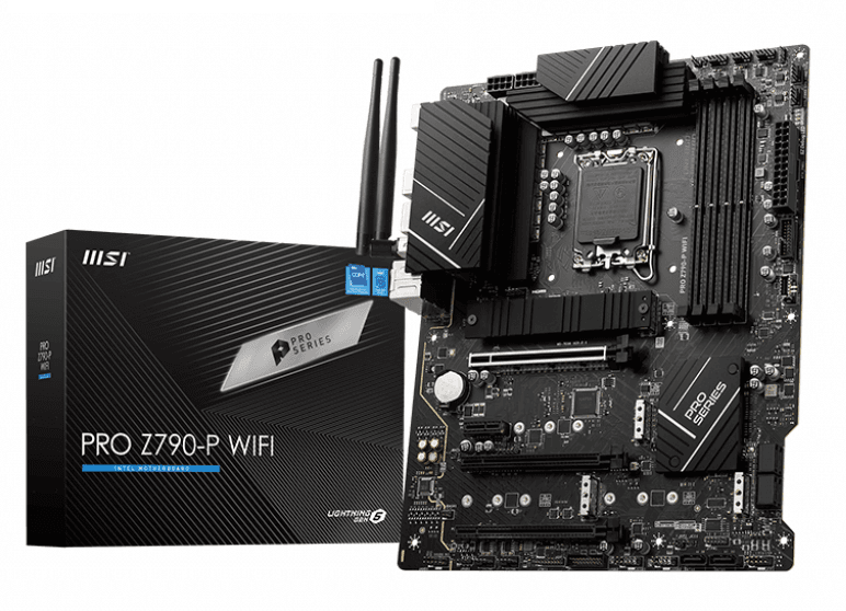 MSI PRO Z790-P WIFI Intel DDR5 PCIe 5.0 ATX Motherboard - LGA 1700