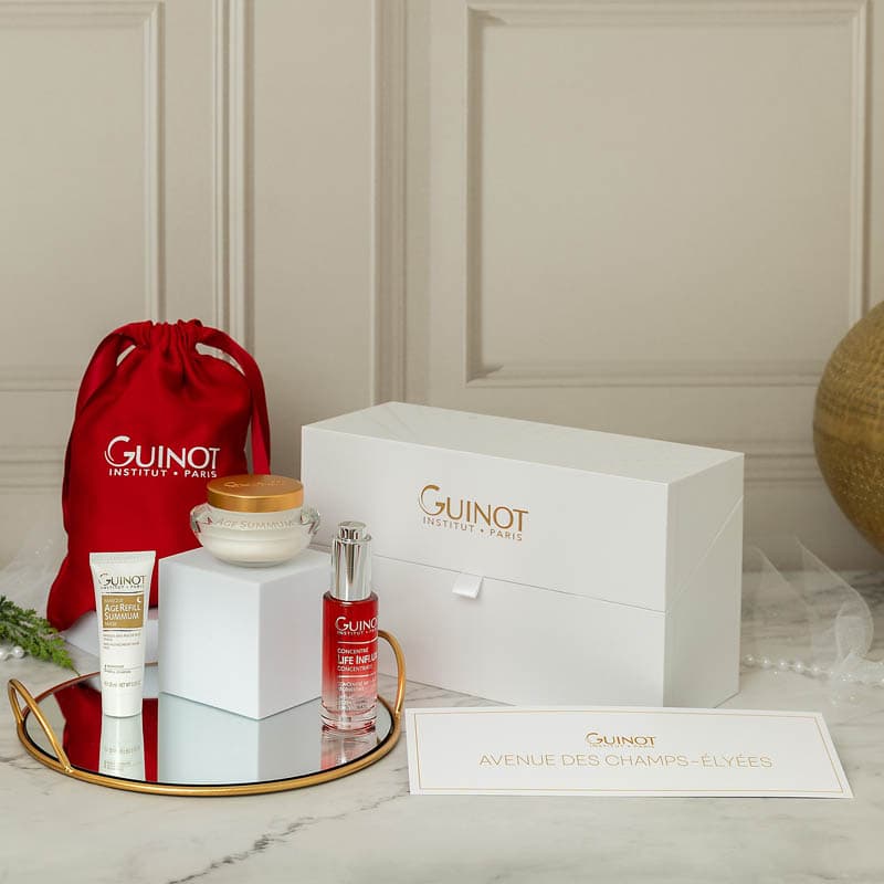 Guinot Avenue Des Champs Elyees + Red Drawstring Bag