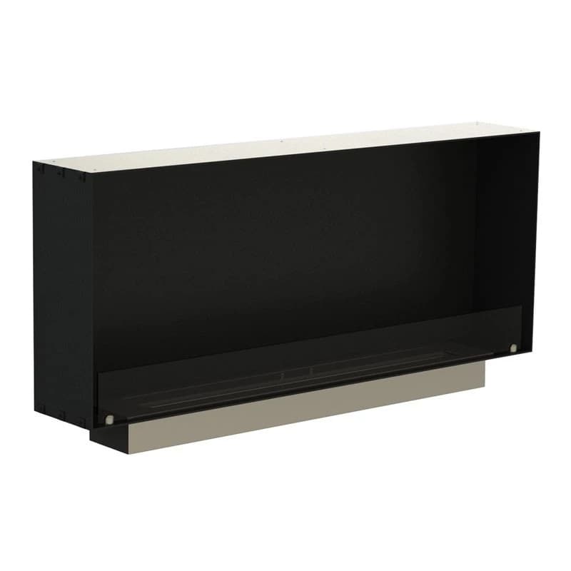 Foco One 1200 Slim - Space-saving built-in bioethanol fireplace - Sleek design - No chimney required