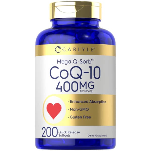 CoQ10 400mg 200 Softgels