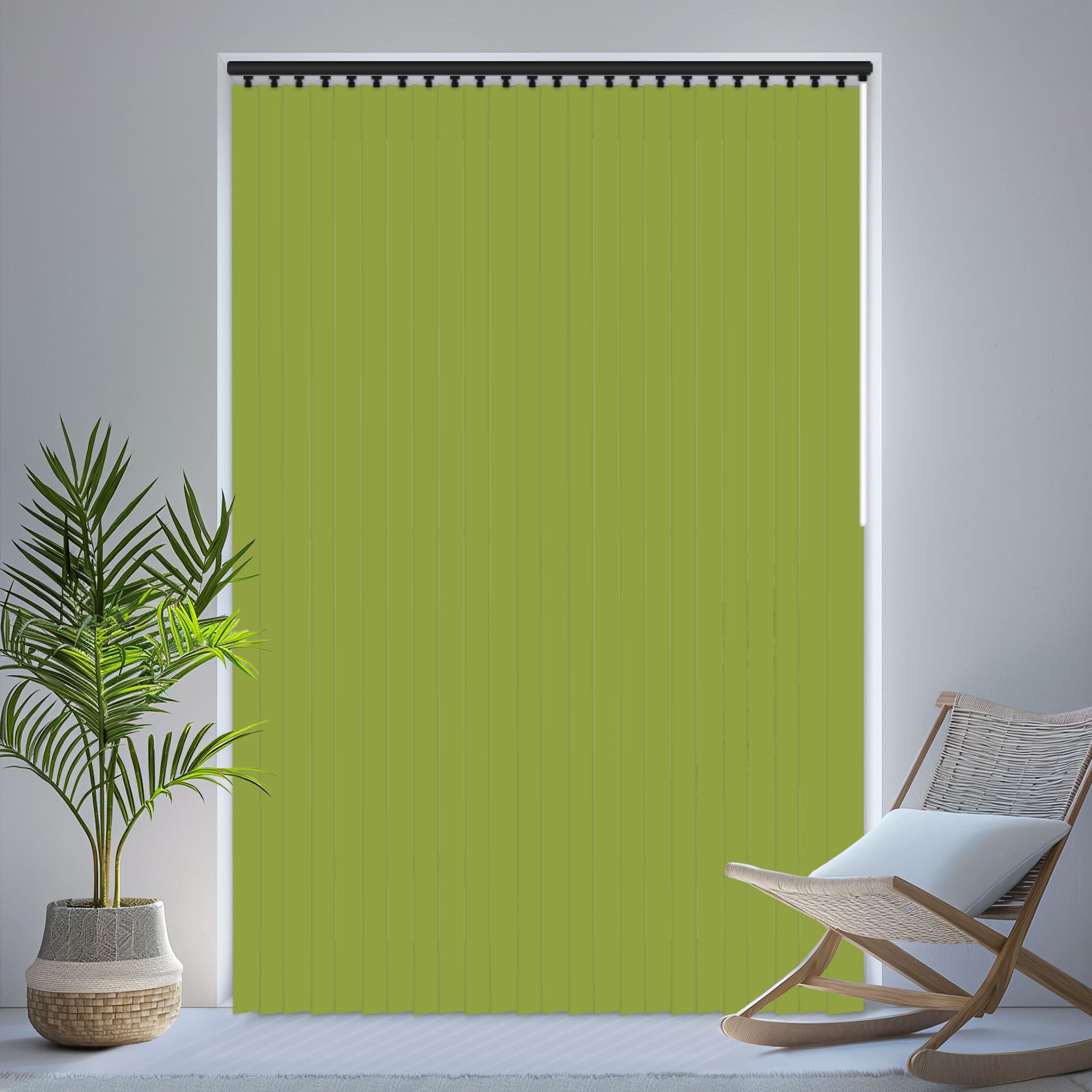 Carnival Blackout Kiwi Vertical Blind