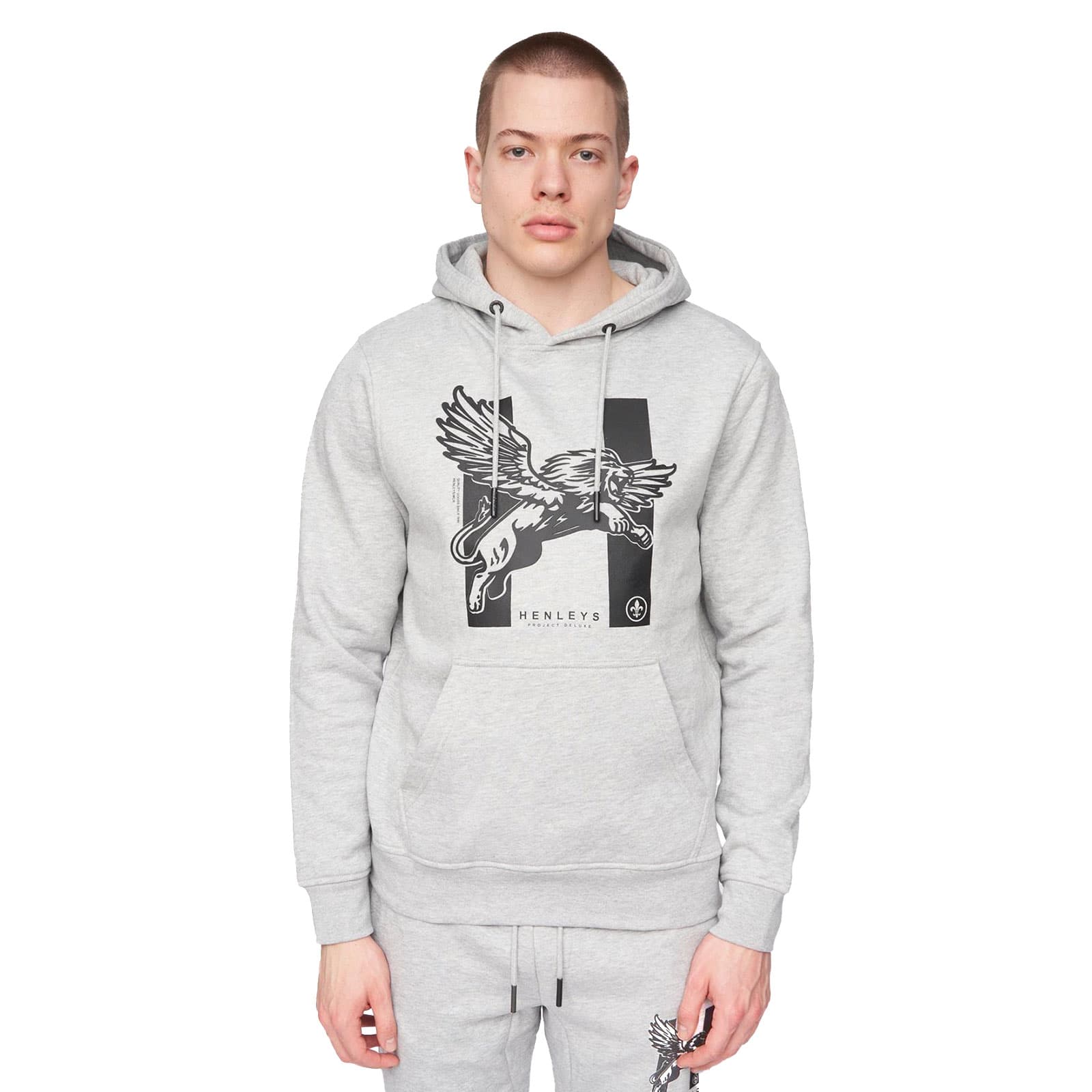 Henleys Curveball Hoodie Men's | Hoodies  | Grey Marl  | UK Size Medium
