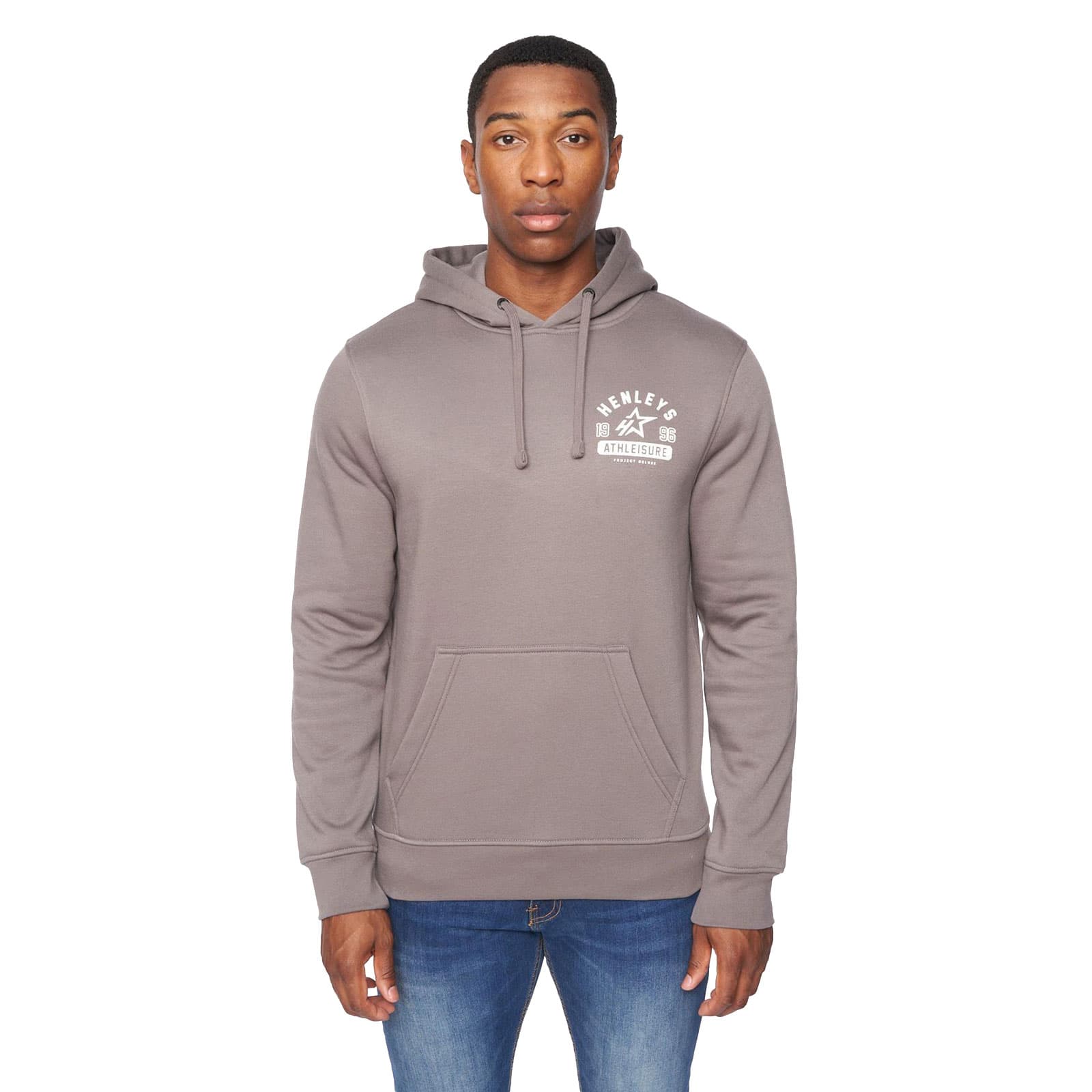Henleys Upton Hoodie Men's | Hoodies  | Dark Grey  | UK Size XXL