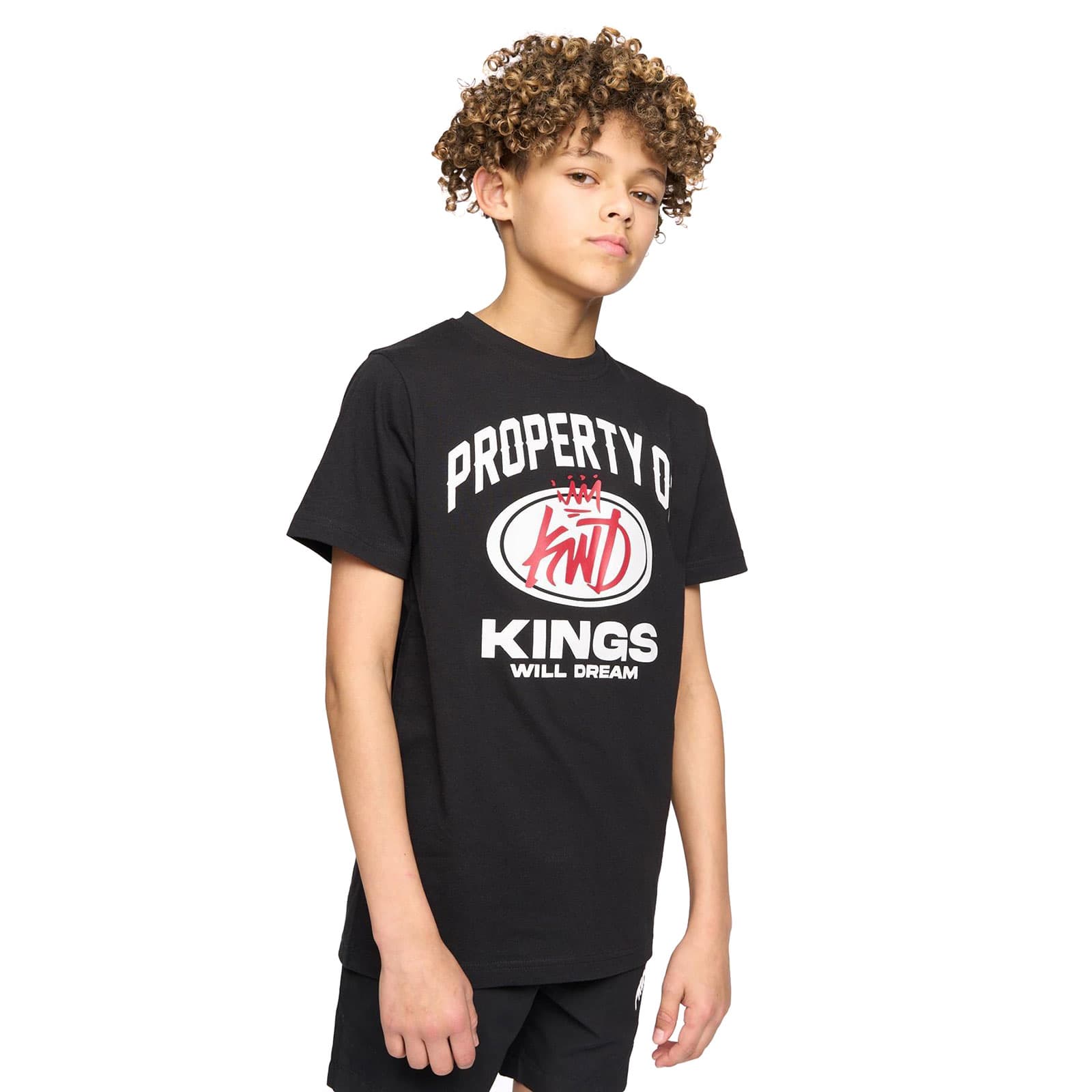 Kings Will Dream Prop Kids Boys T-Shirt | T-Shirt  | Black  | UK Size XLB