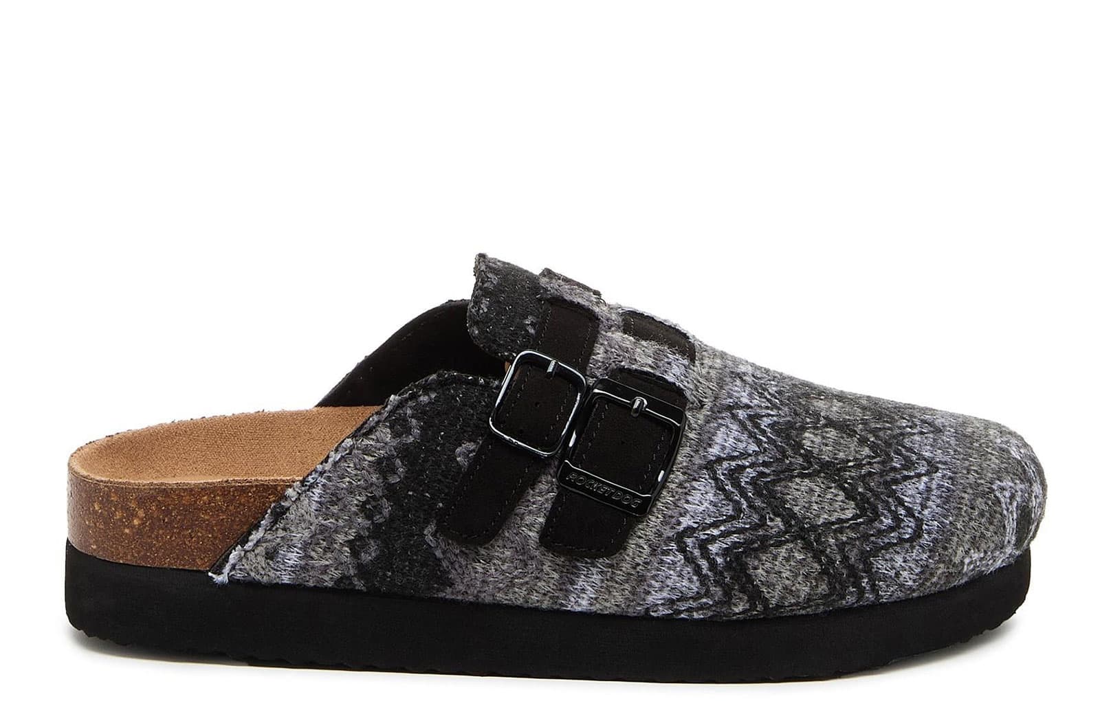 Rocket Dog Abel Plus Womens Mules | Slip On Shoes  | Black  | UK Size 7
