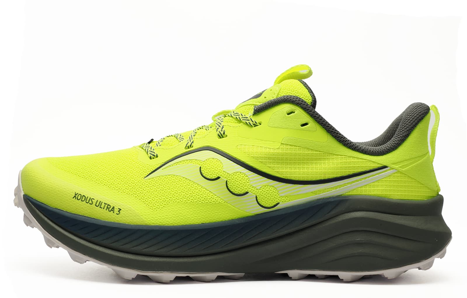 Saucony Xodus Ultra 3 Men's Trail Running Shoes Men's | Slip On Shoes  | Citron / Bough  | UK Size 10