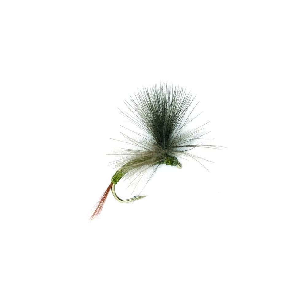 Fulling Mill Olive Parachute AK CDC Emerger