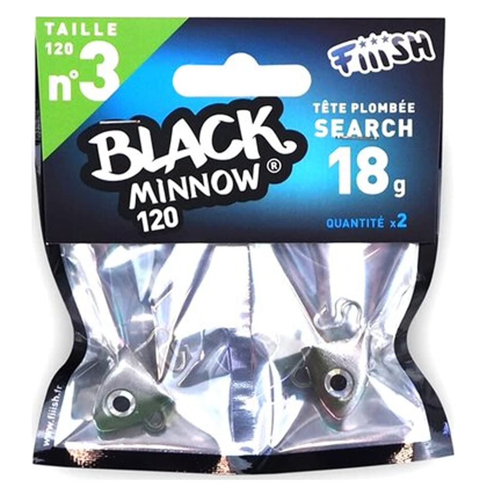Fiiish Black Minnow Jig Head Search