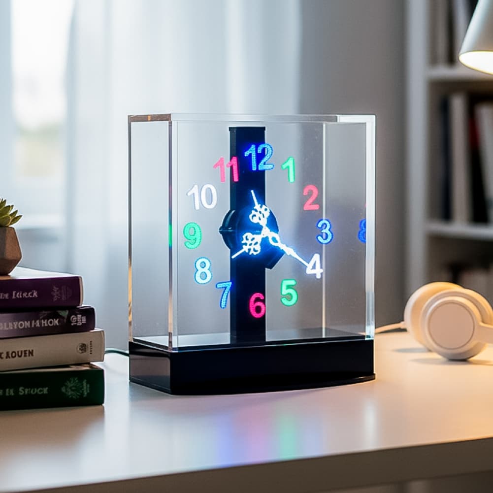 Hologram Analog Clock