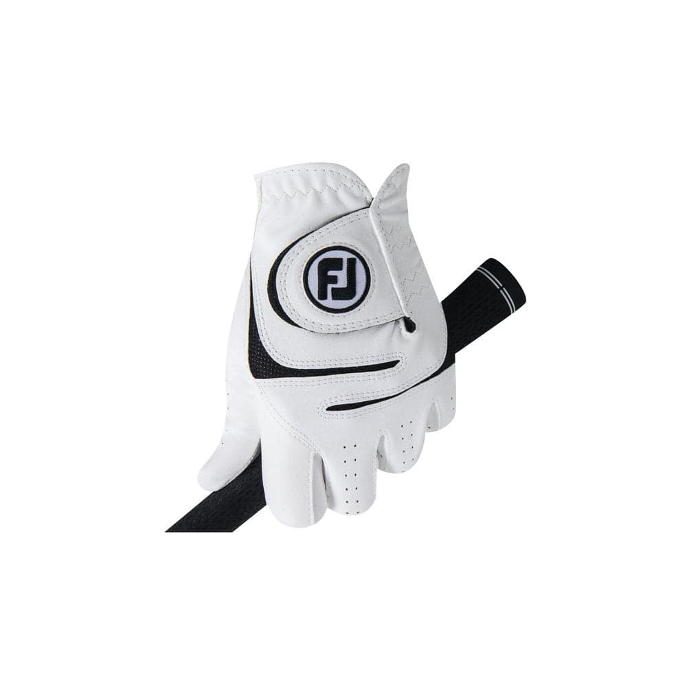 FootJoy Mens Weathersof LH Glove - White - L Size: Large, Dexterity: L