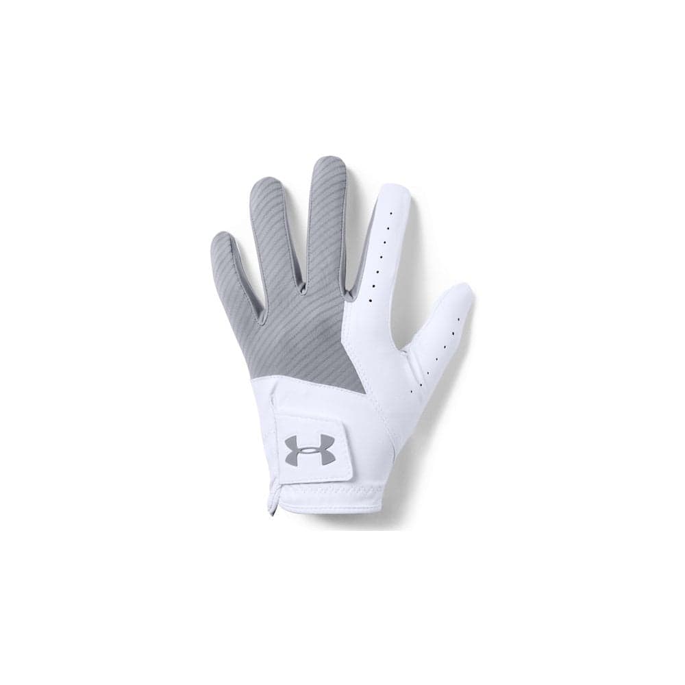Under Armour Medal Golf Glove White/Grey - LH - L Size: Large, Type: A