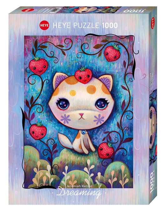 Heye Puzzles Strawberry Kitty 1000 Piece Jigsaw