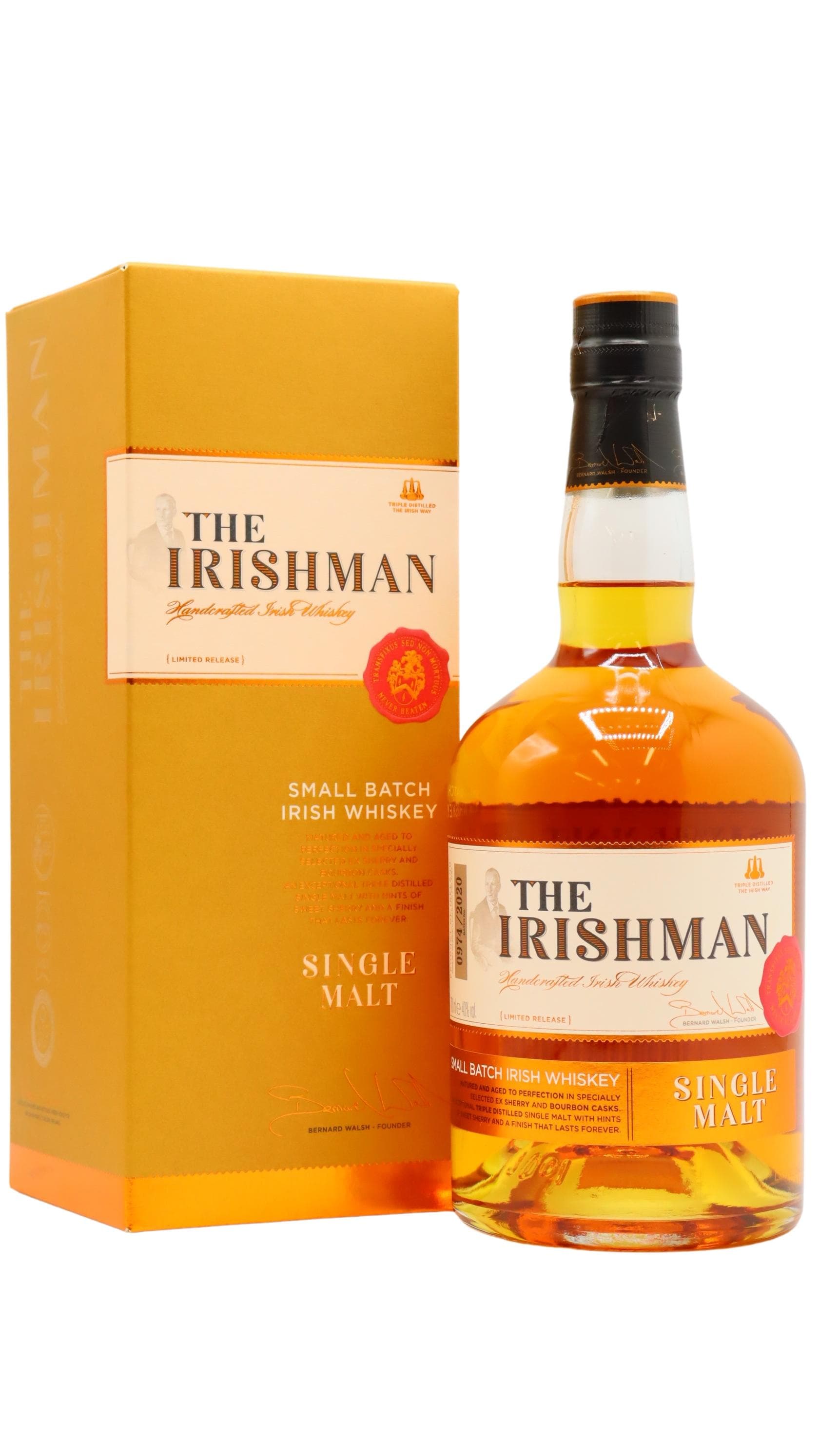 The Irishman Single Malt Irish   Whiskey