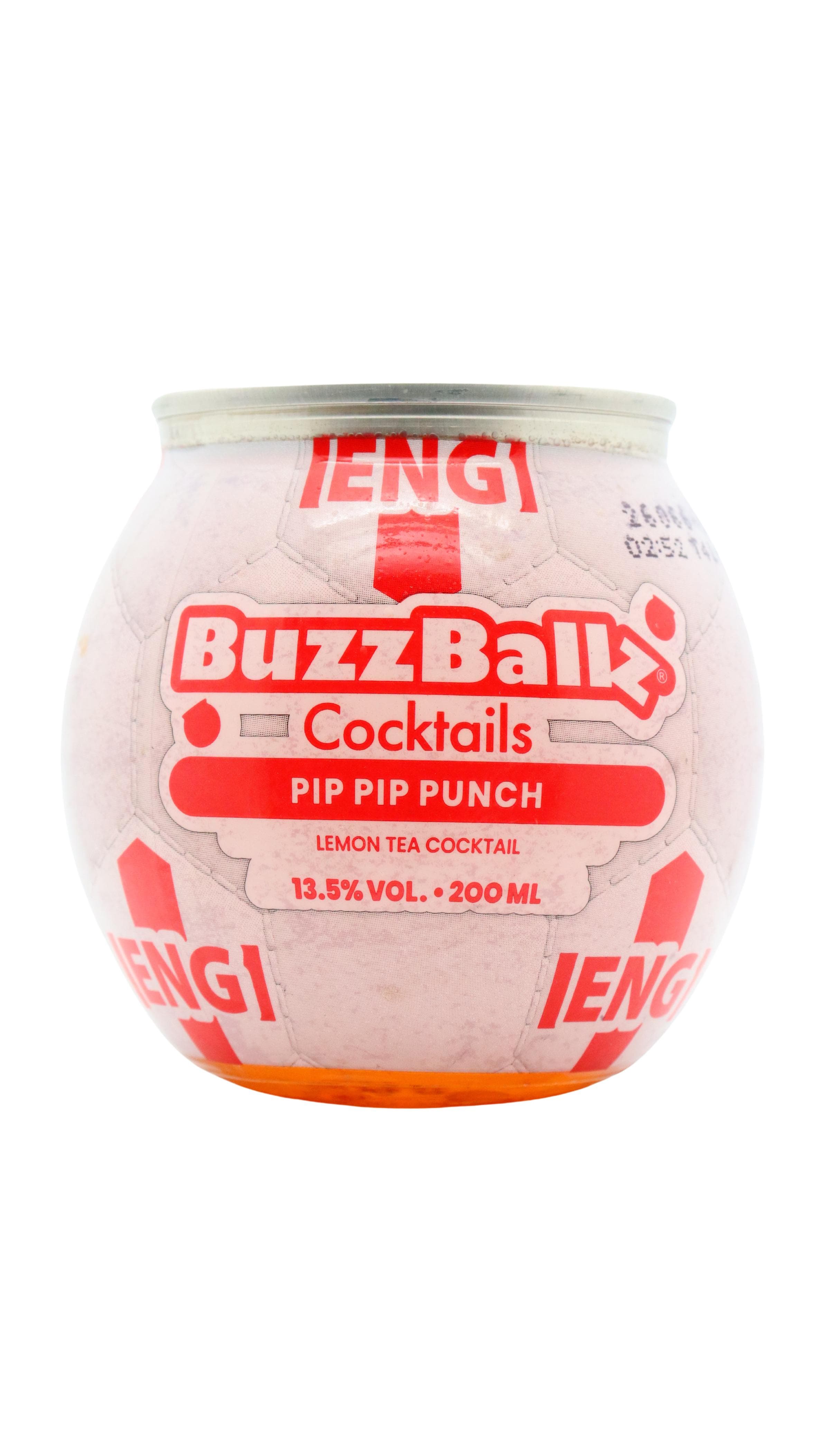 BuzzBallz Limited Edition England 2026 World Cup Pip Pip Pun   Cocktail