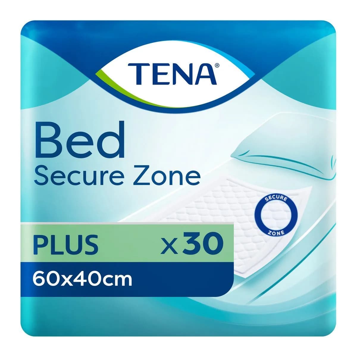 TENA Bed Secure Zone Plus 60x40cm (800ml) 30 Pack