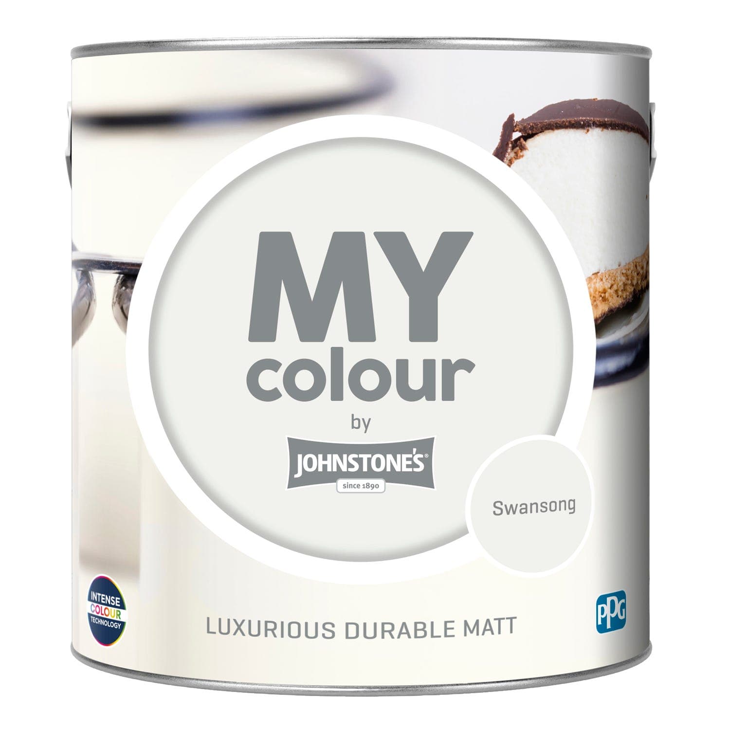 Johnstone's My Colour Durable Matt Emulsion, 2.5L, Swansong
