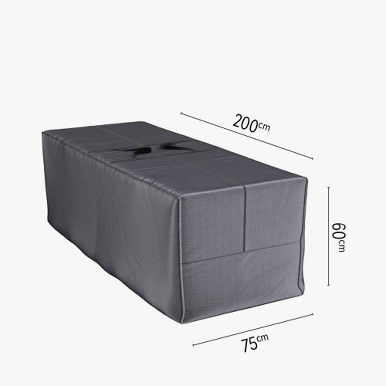 Aerocover Weather Resistant Garden Cushion Storage Bag, 200x75x60cm