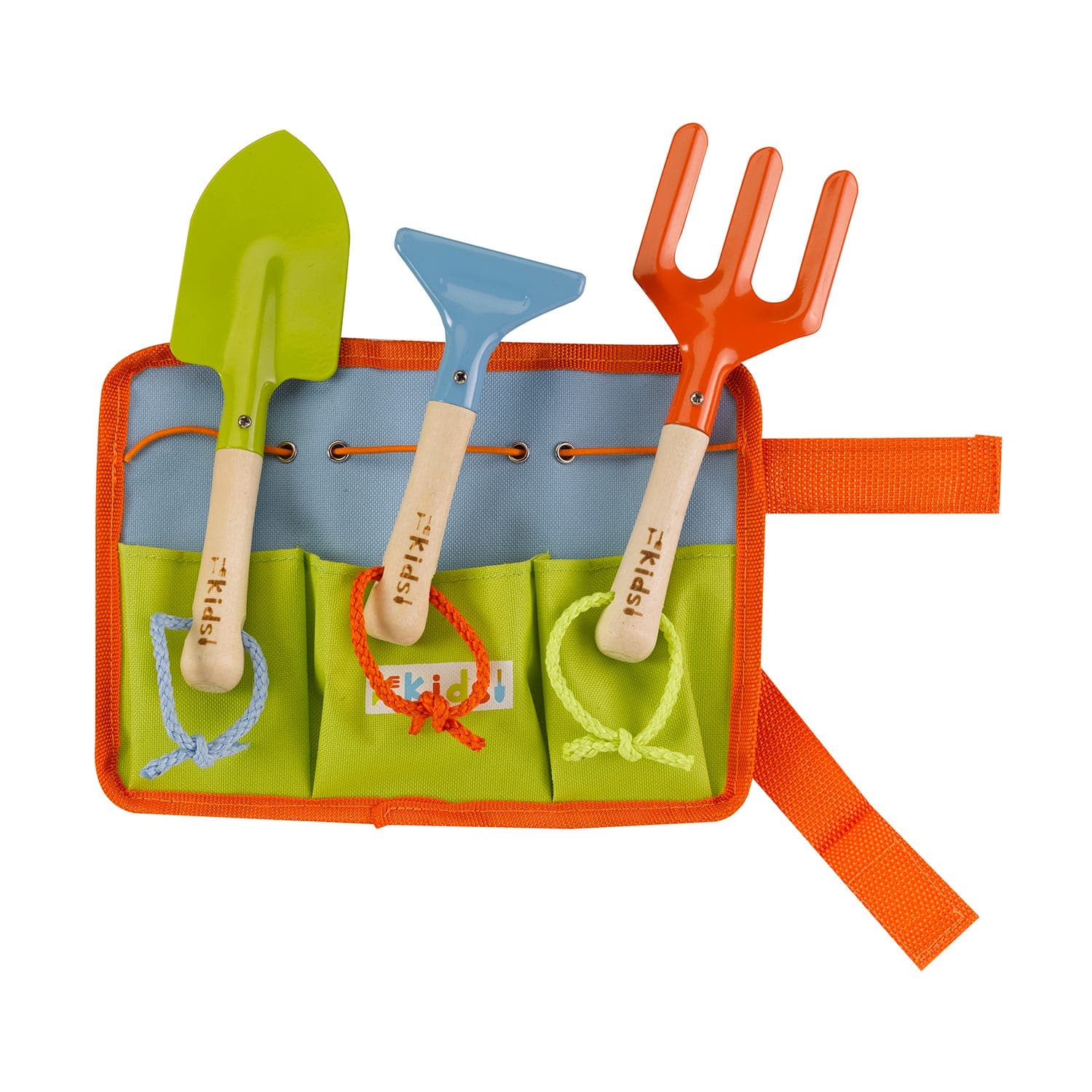 Smart Garden Toy Toolbelt & Wooden Handled Tools, Set of 4
