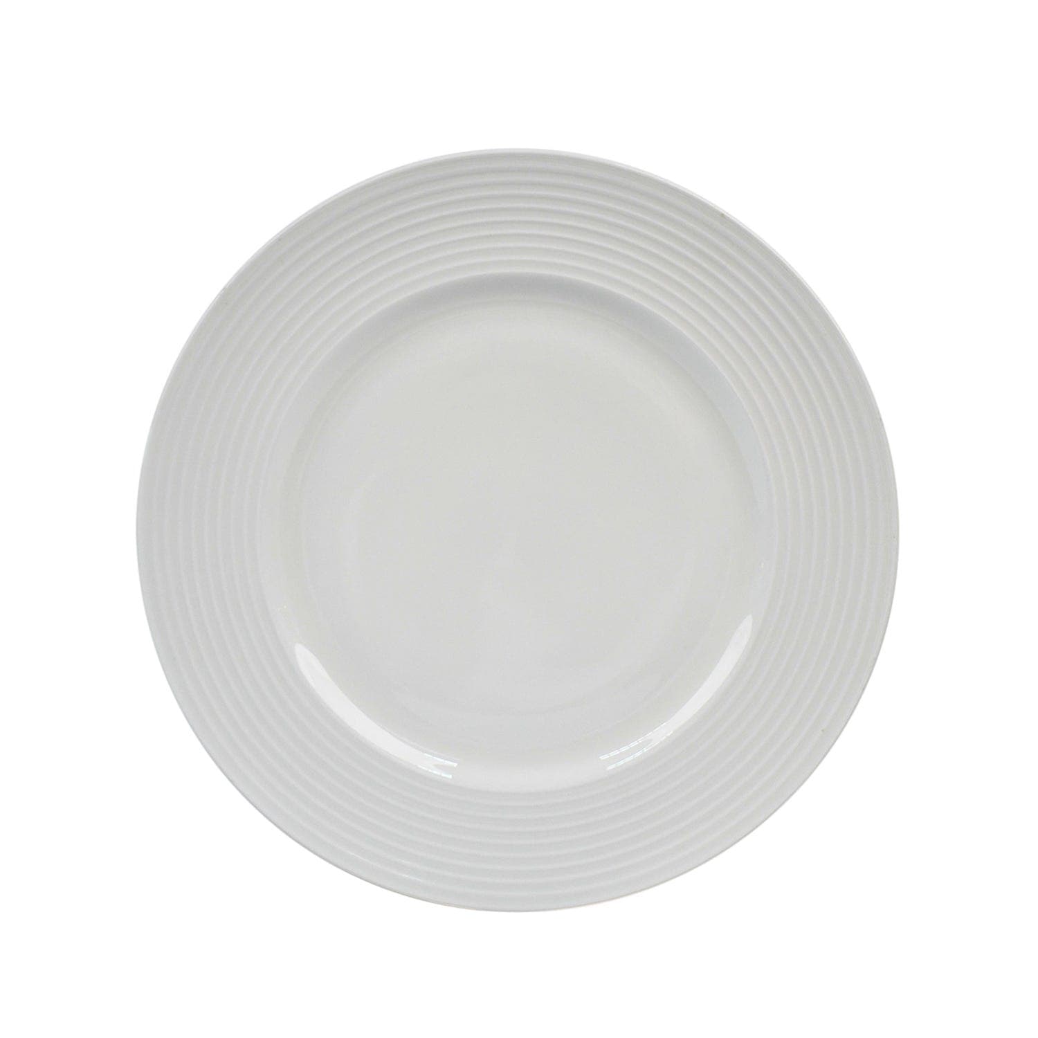Casa Embossed Dinner Plate, 27cm, White