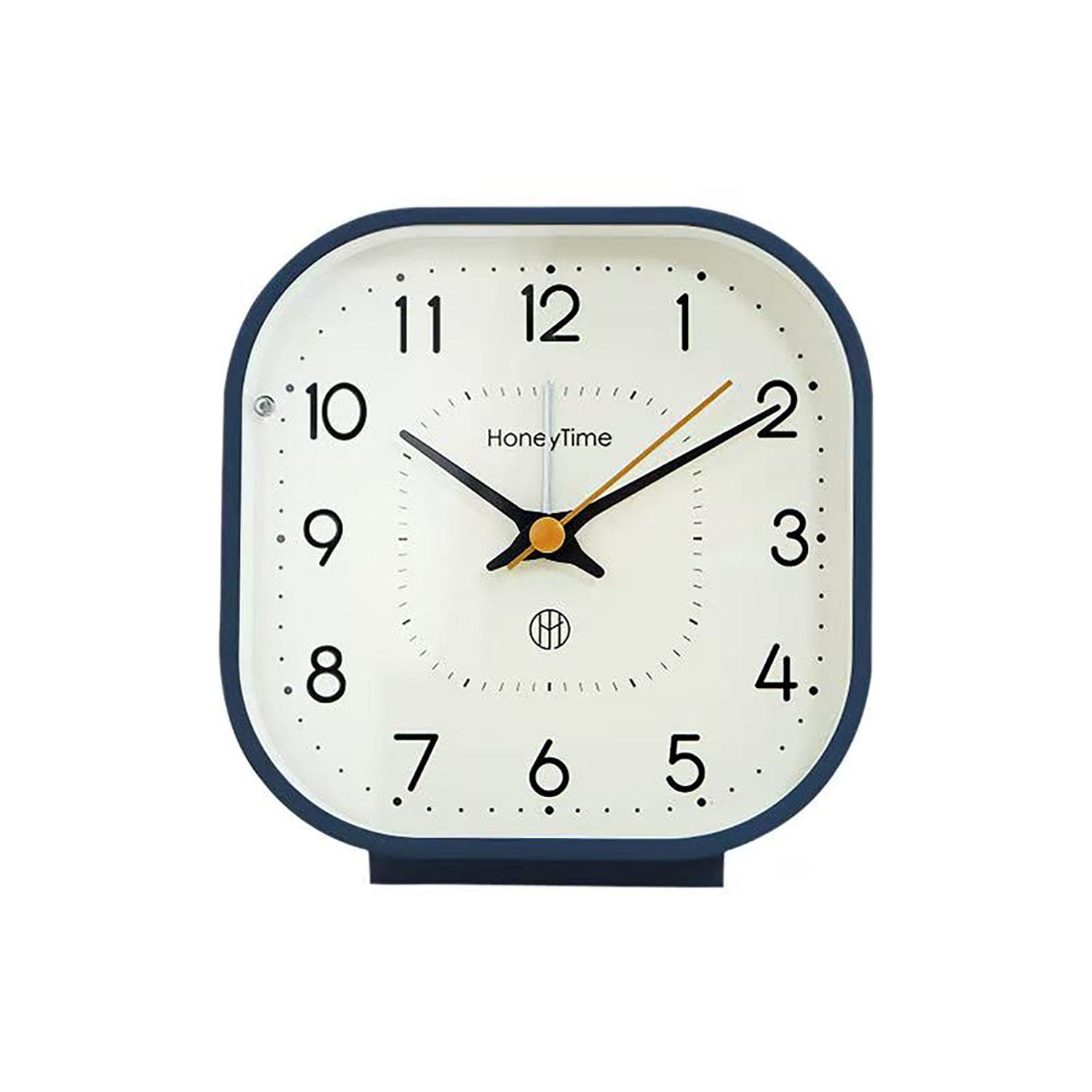 Casa Metro Square Alarm Clock, 11.2cm, Navy