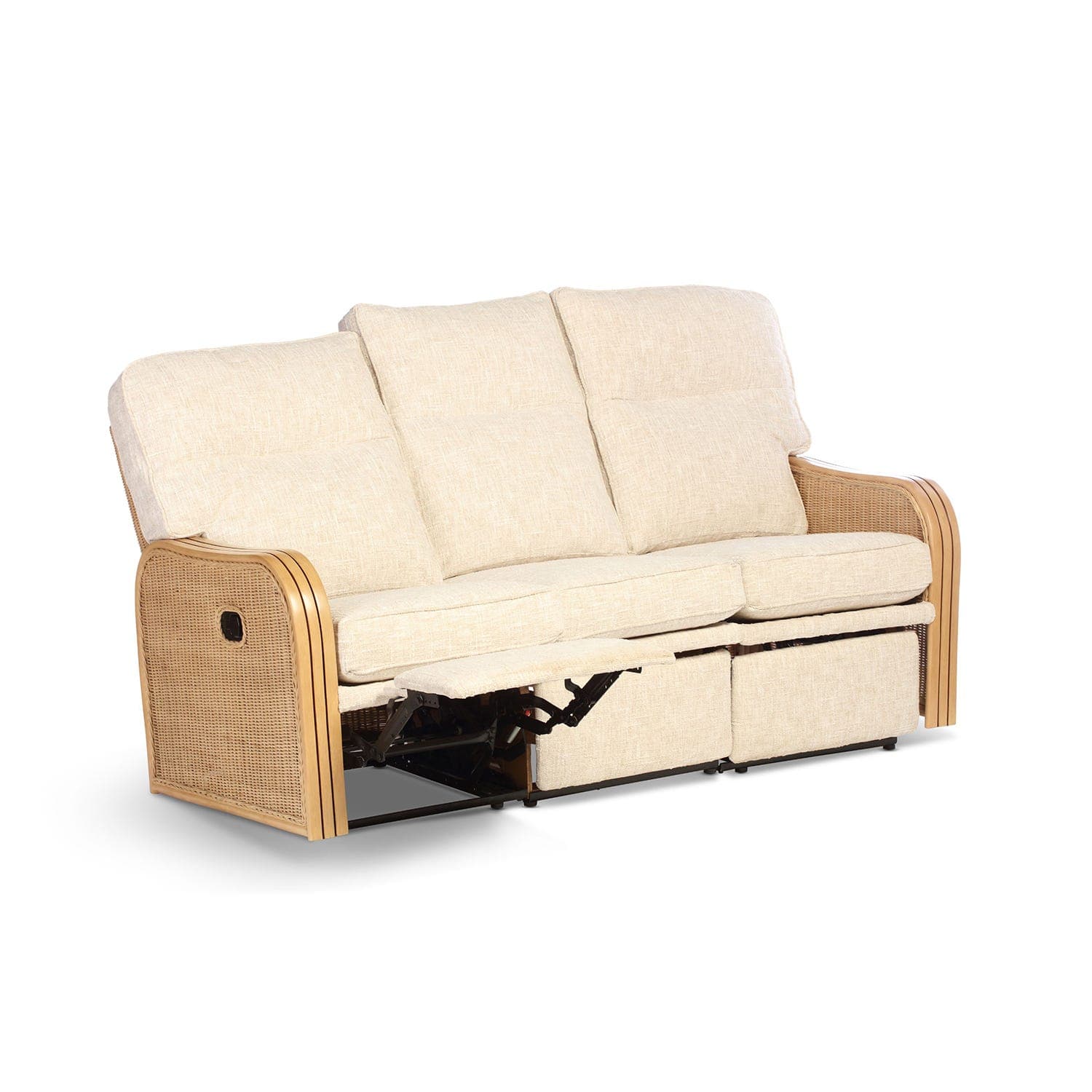 Desser Paris 3 Seater Recliner Cane Sofa
