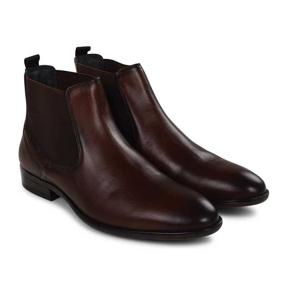 Paul O'Donnell Frank Leather Chelsea Boot In Tan - 46
