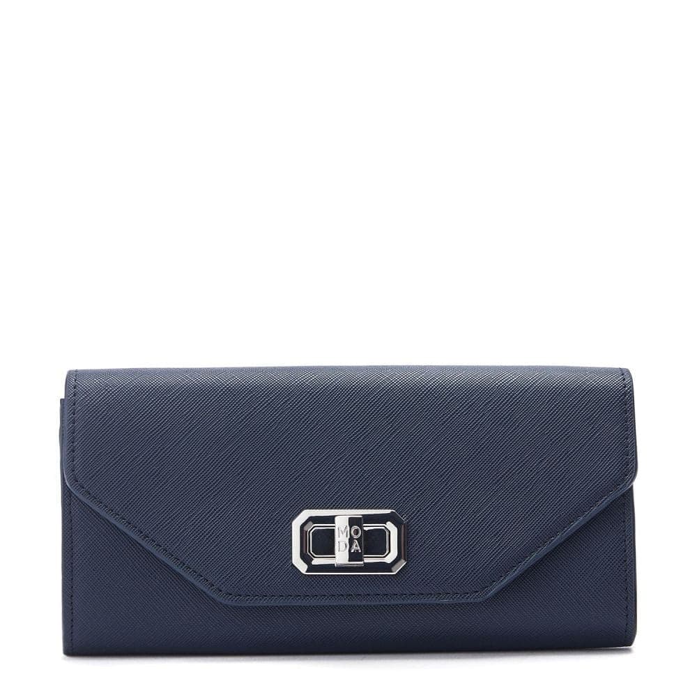 Moda In Pelle Boston Bag Navy Porvair