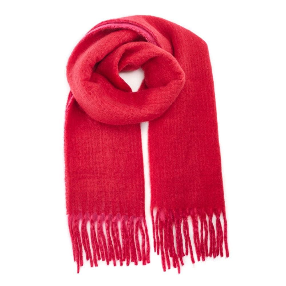 Moda In Pelle Destinee Scarf Red Polyester 00