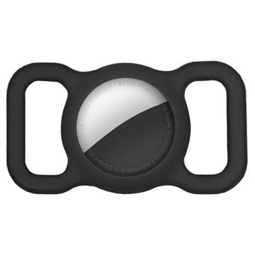 Apple AirTag 1/2 Silicone Case for Pet Collar - Black