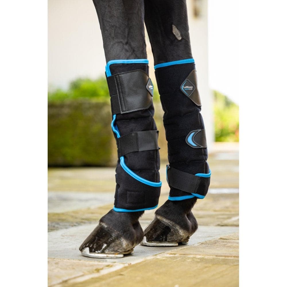 LeMieux Freeze Flow Ice Boot - Black Size: Front