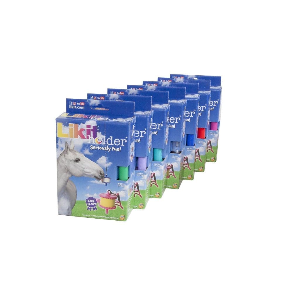 Likit Holder - Equine Boredom Relief: Aqua Colour: Aqua