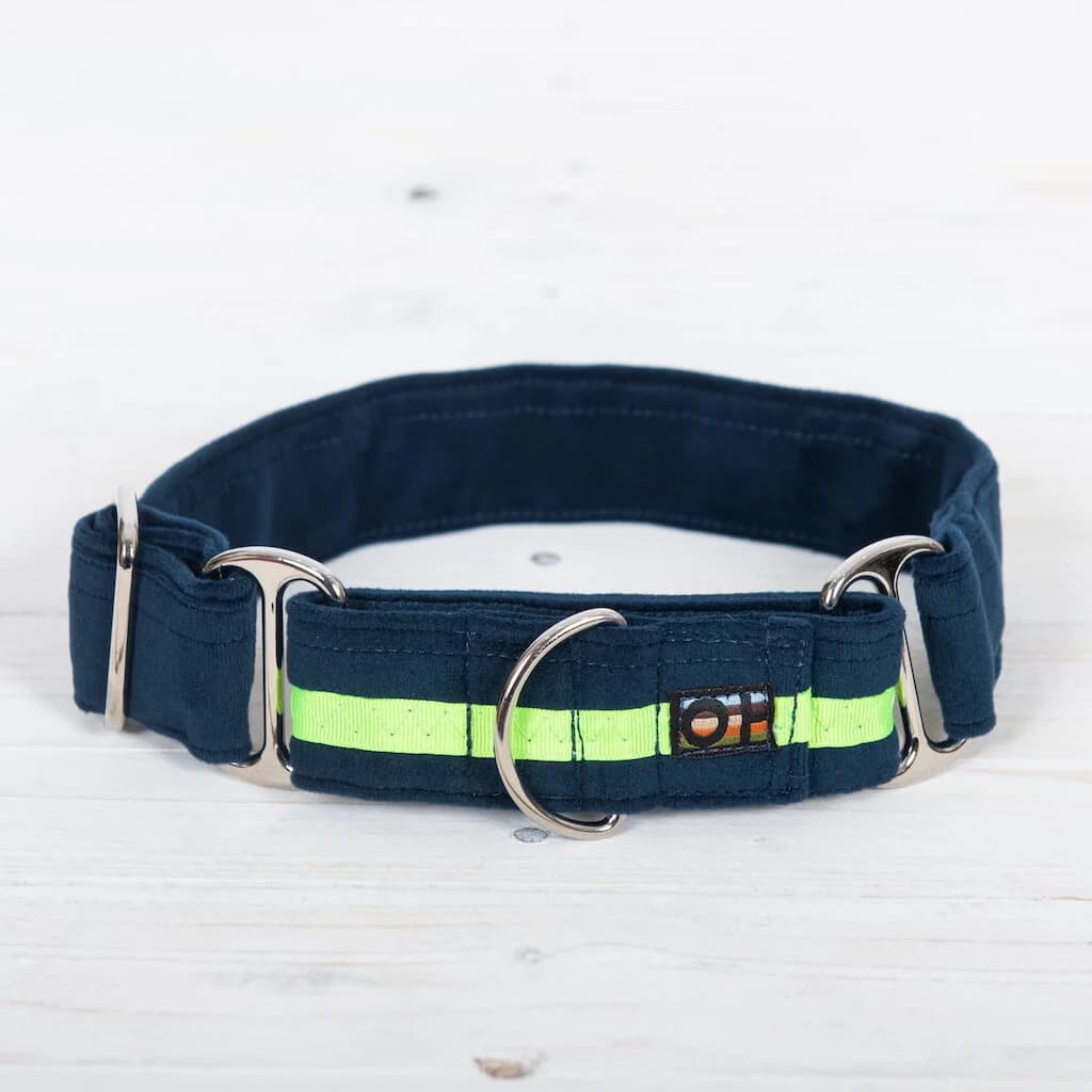 Martingale Dog Collar Range - Neon Green, L