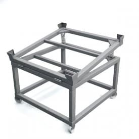 Steel IBC Tipping Frames (tipper) Stainless Steel Finish Tipper with Stand & Castors Type of Tipper