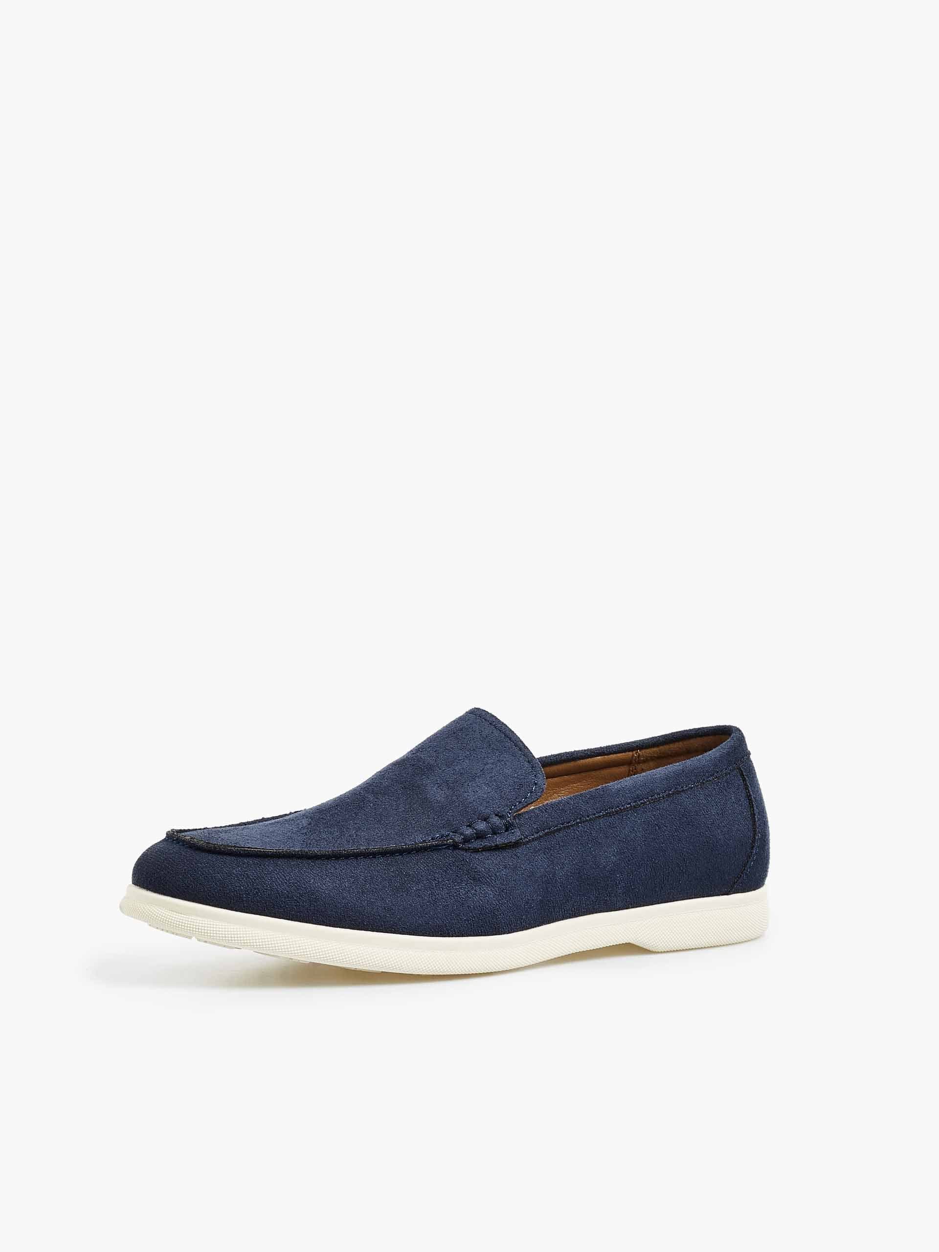 Charles Southwell Mens Chipping Faux Suede Slip-On Casual Loafers 9