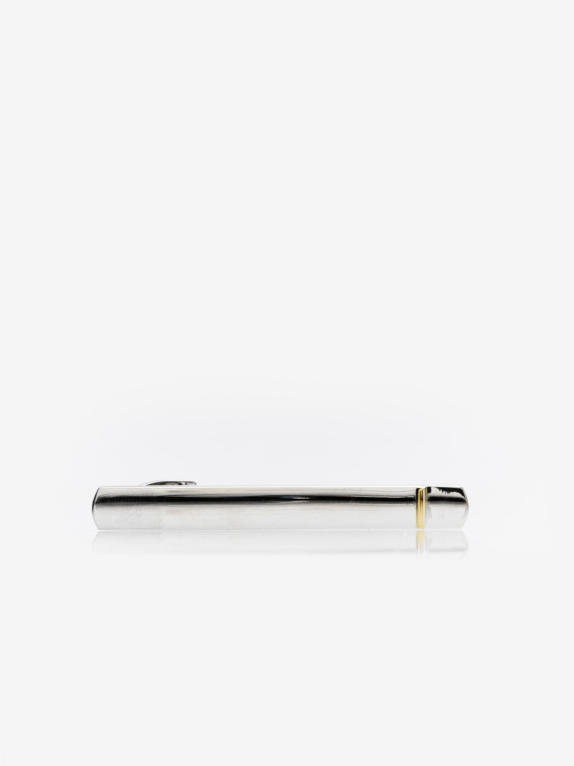Fellini Mens Silver Polished Tie Slide ONE SIZE