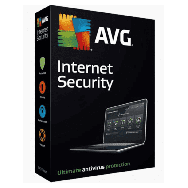 AVG INTERNET SECURITY  1 PC 2 YEARS