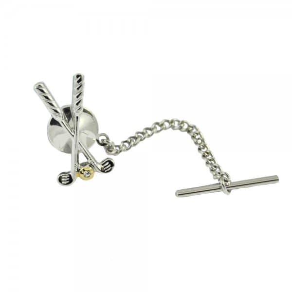 Golf Clubs with Swarovski Crystal Tie Pin