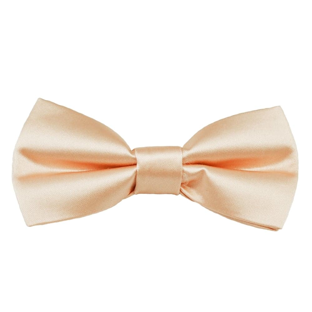 Plain Natural Boys Bow Tie