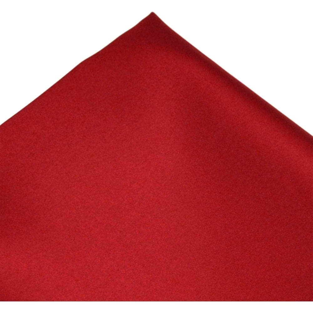 Plain Wine Red Pocket Square Handkerchief