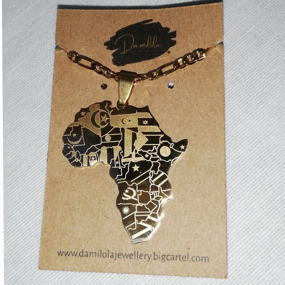 Kuumba' earrings - Gold/Silver Small (twist chain) Gold