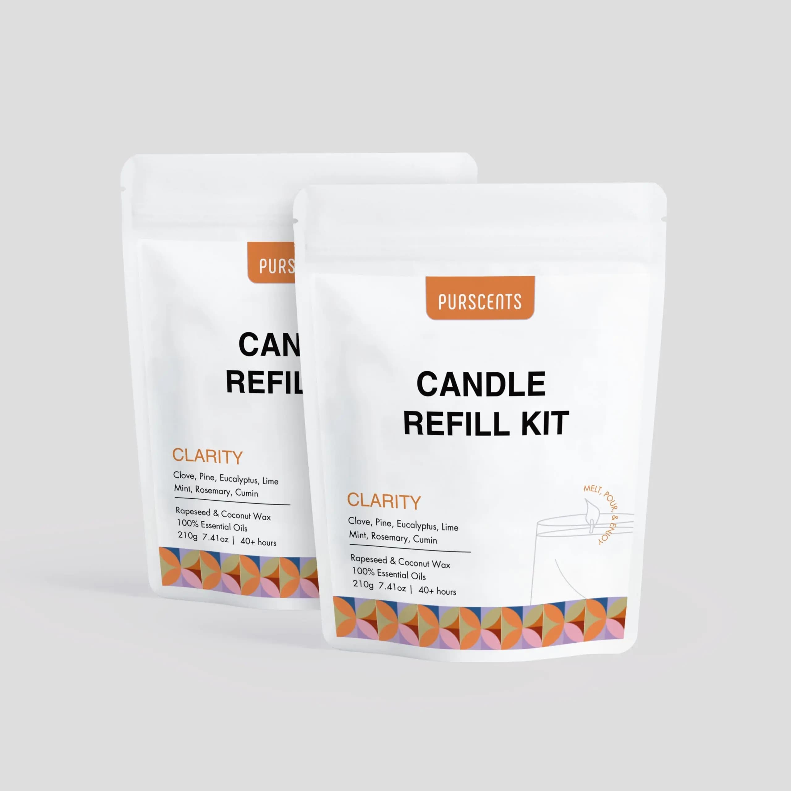 Purscents Candle Refill Kit - Duo Secret Garden