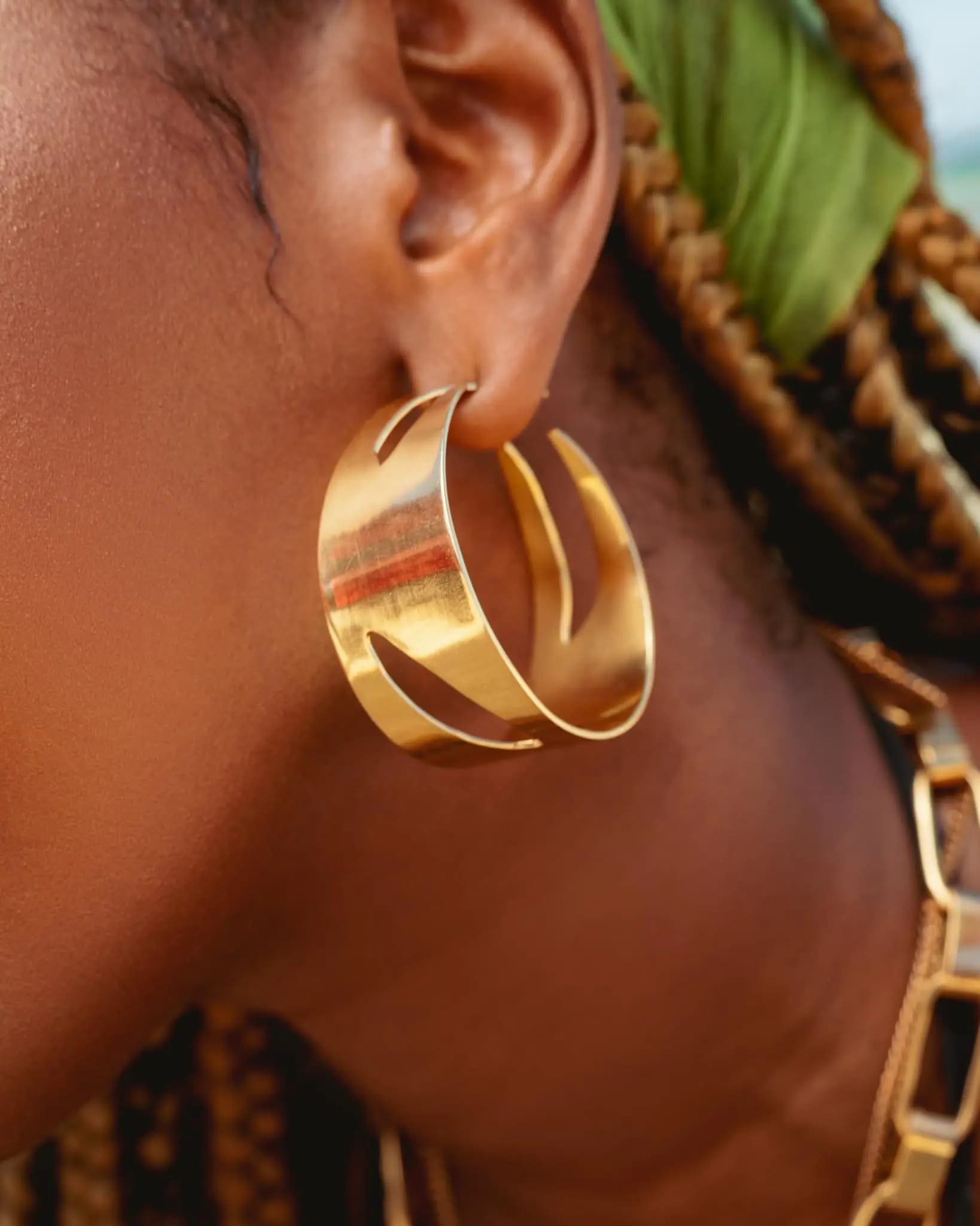 Bahari earrings medium - Handmade in Kenya